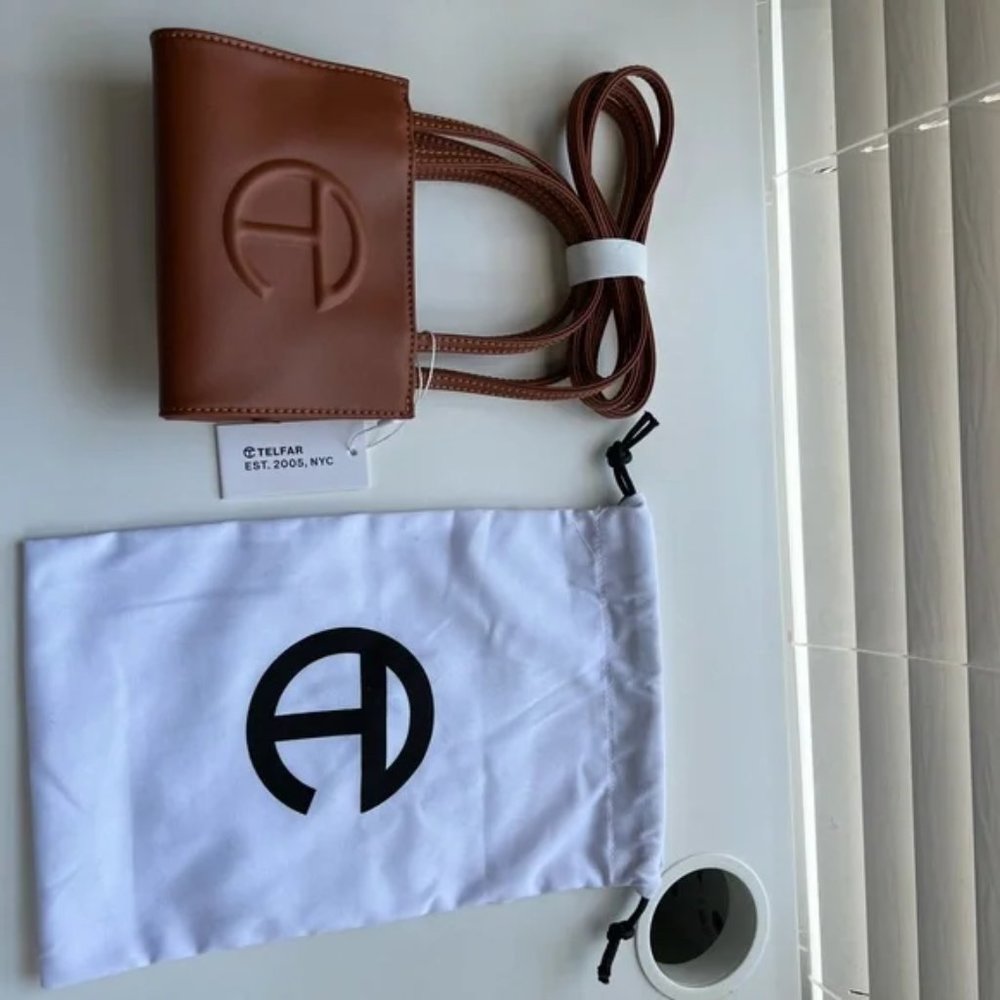 Brand New Telfar Brown Small Shopping Bag - Picture 6 of 6